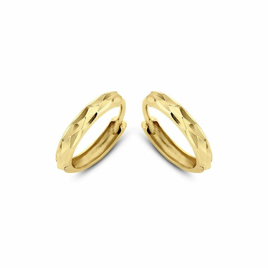 Gouden oorbellen 12mm