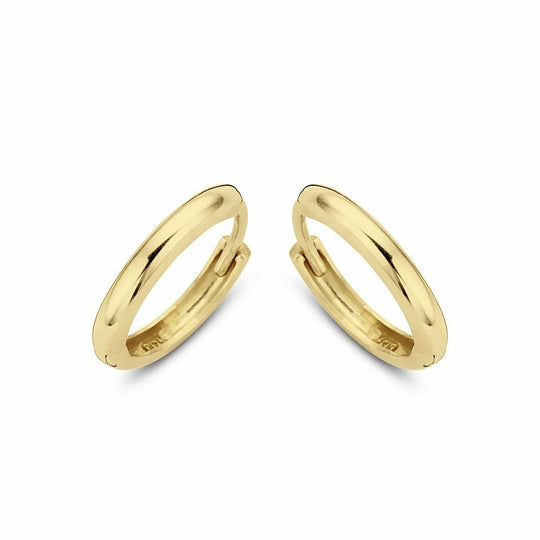 Gouden oorbellen 13mm