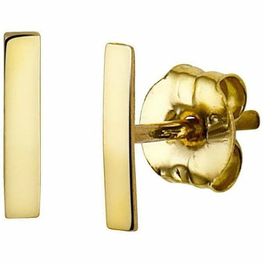 Gouden oorknoppen balkje