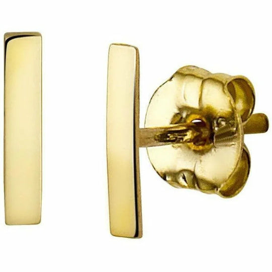 Gouden oorknoppen balkje