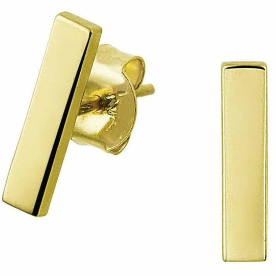 Gouden oorknoppen balkje