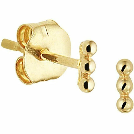 Gouden oorknoppen bolletjes