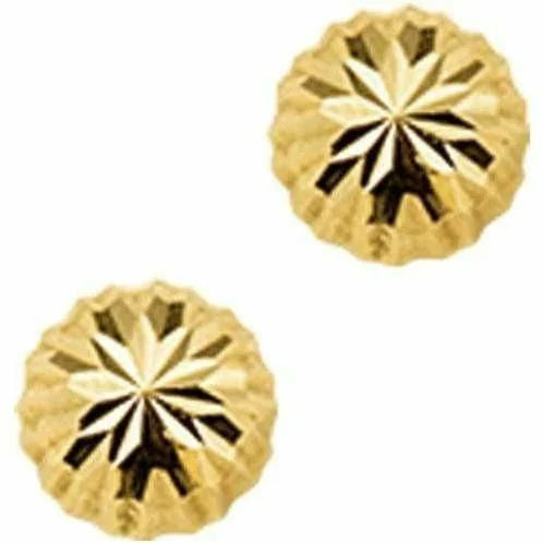 Gouden oorknoppen gediamanteerd