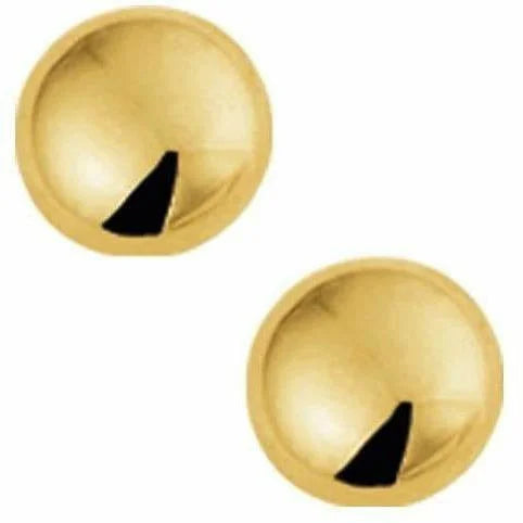 Gouden oorknoppen half-bol