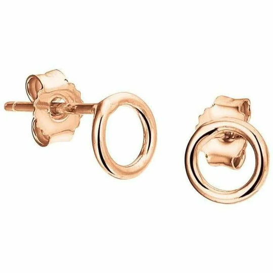 Gouden oorknoppen rondje