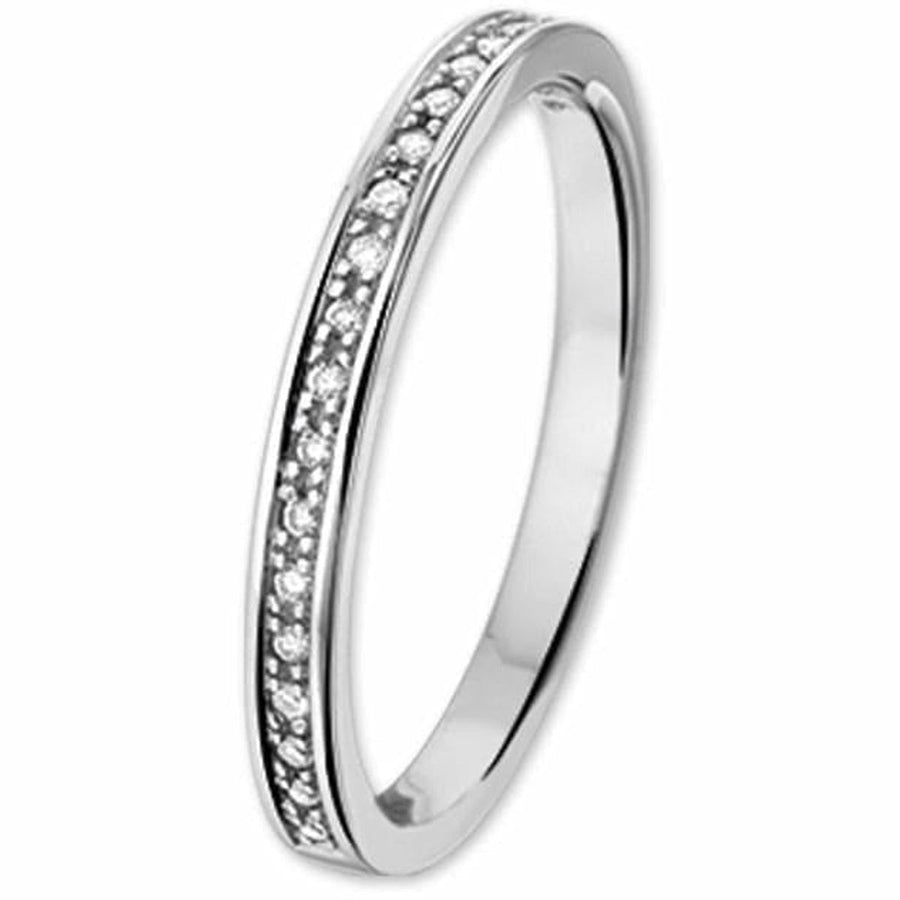 Gouden ring diamant - 19mm - Ringen