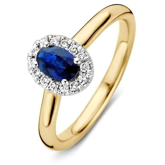 Gouden ring met briljant