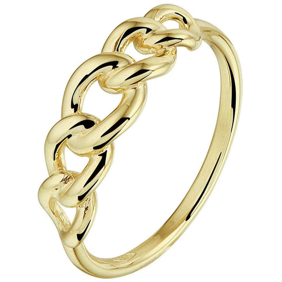 Gouden ring schakelmotief - 17.25mm - Ringen