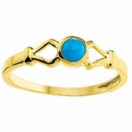Gouden ring turqoise