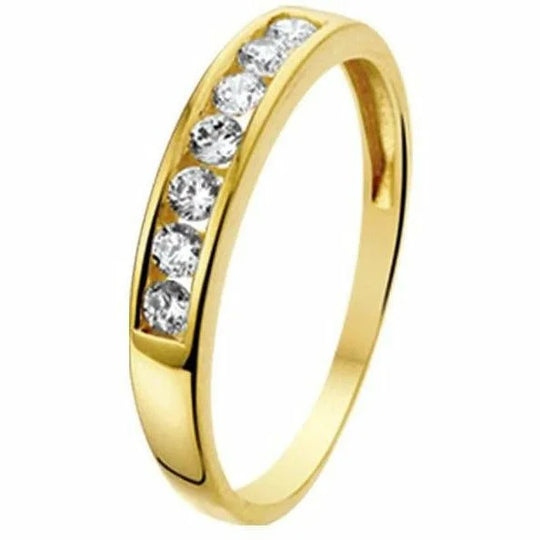 Gouden ring zirkonia