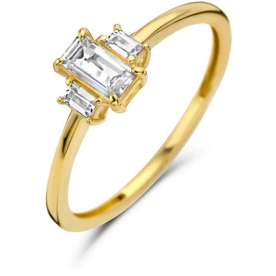 Gouden ring zirkonia