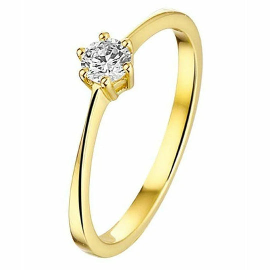Gouden ring zirkonia