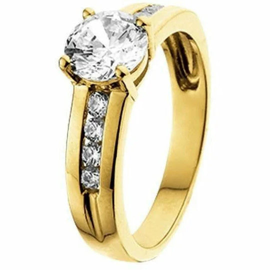 Gouden ring zirkonia