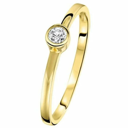 Gouden ring zirkonia