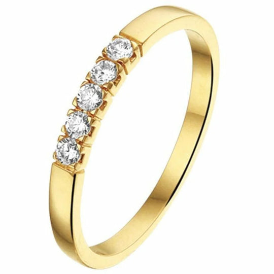 Gouden ring zirkonia