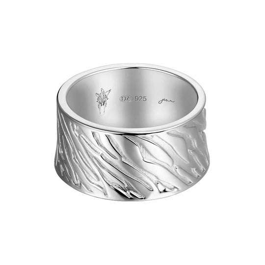 Jenn Jewelz basisring 10mm BRZ-1449-10 Zebra