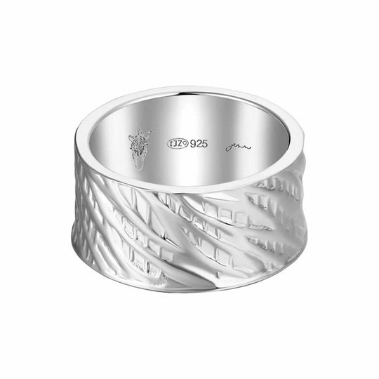 Jenn Jewelz basisring 10mm BRZ-1453-10 Leave