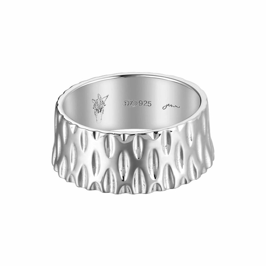 Jenn Jewelz basisring 8mm BRZ-1448-8 Wave - Ringen