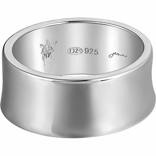 Jenn Jewelz basisring 8mm BRZ-1450-8 Hippo