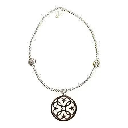 Zilveren ster patroon charm armband Joy Armband Bamba Granada-18