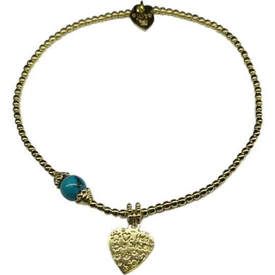 Joy armband gold marlin sunshine turqoise