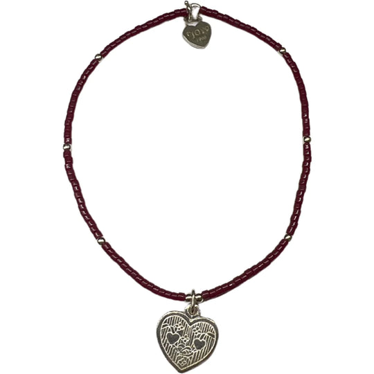 Joy armband jamaica boda-paars