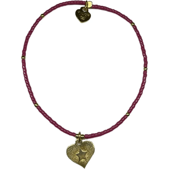 Joy armband jamaica gold galaxy star framboos