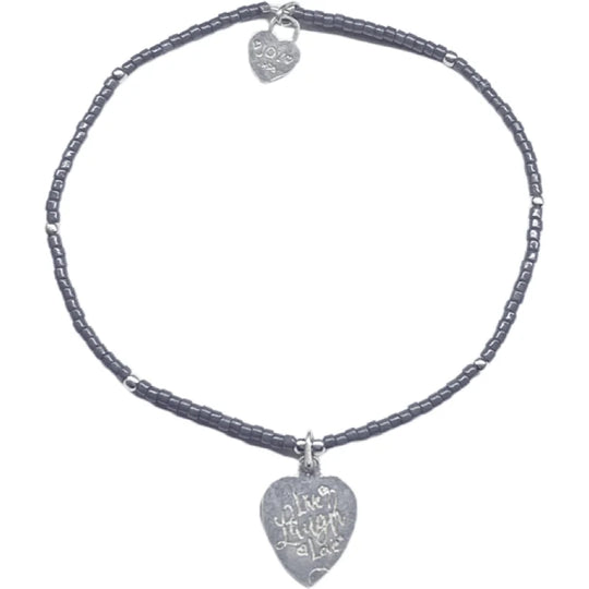 Joy armband jamaica live laugh love grijs