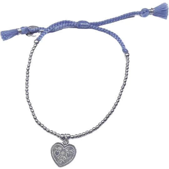 Joy armband sunny brazil boda licht blauw