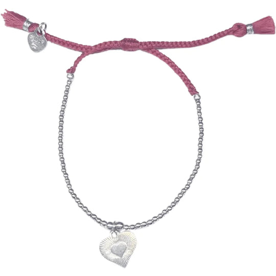 Joy armband sunny brazil galaxy heart rood