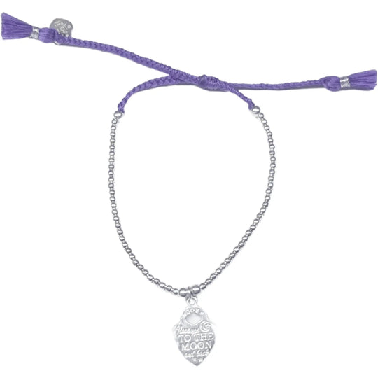 Joy armband sunny brazil to the moon donkerpaars