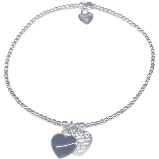 Joy armband tiny wish azul happiness black
