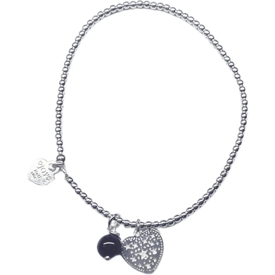 Joy armband tiny wish stay safe etoiles black