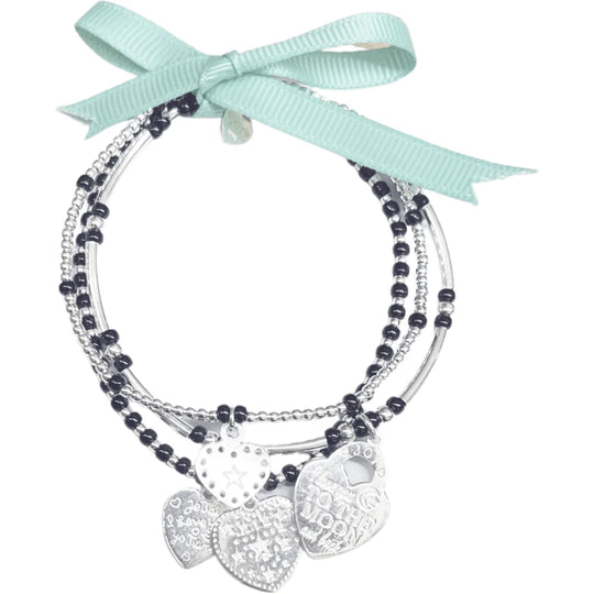 Joy armbanden set lugano-zwart