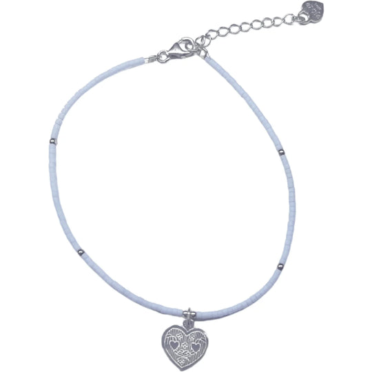 Joy enkelband jamaica boda blauw