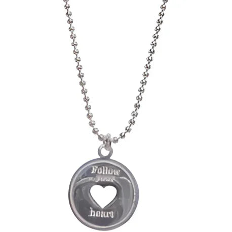 Zilveren hart ketting Indy Follow Your Heart Joy ketting