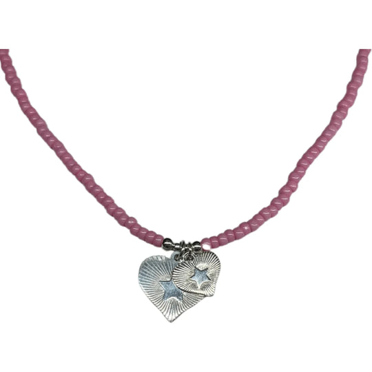 Joy ketting lugano galaxy star roze