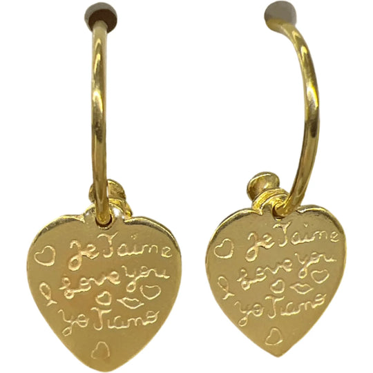 Joy oorbellen bonita gold ti amo