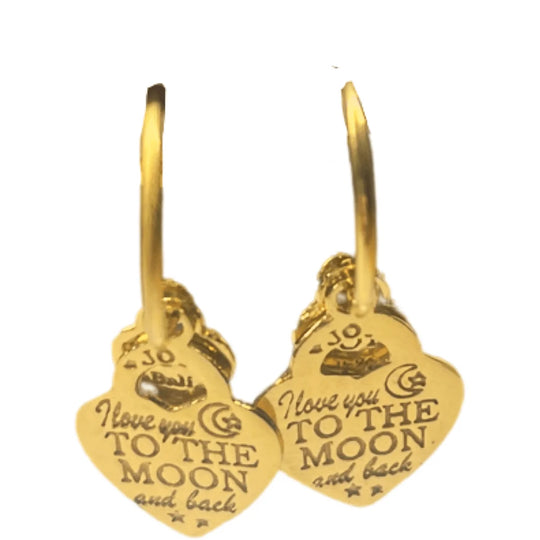 Joy oorbellen bonita gold to the moon