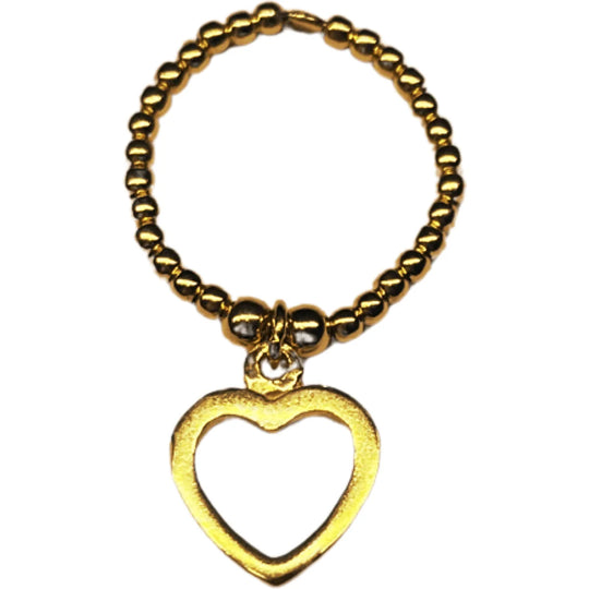 Joy ring cenik gold open heart