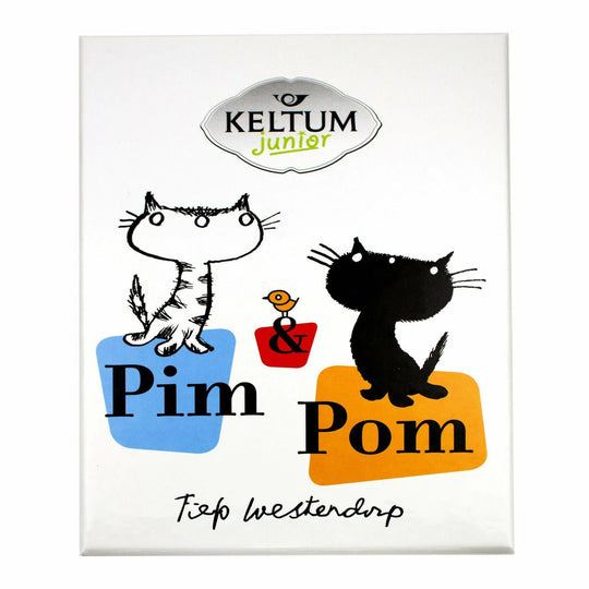 Kinderbestek 4-delig Pim en Pom Staal