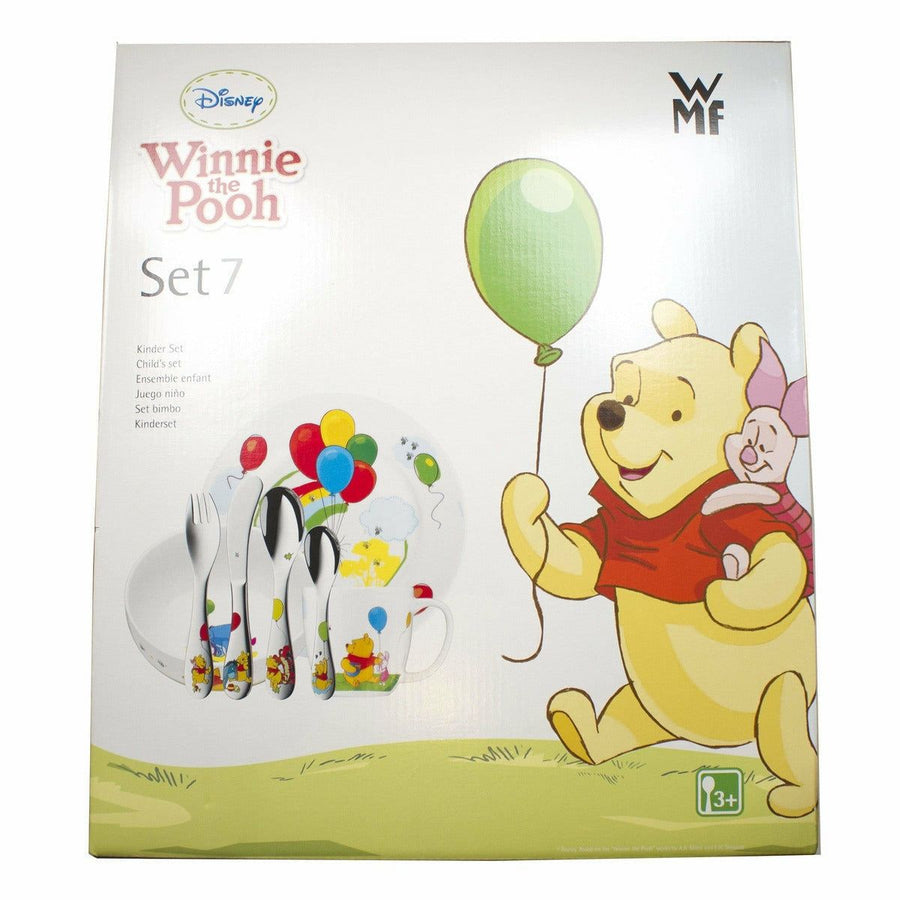 Kinderbestek 7-delig Winnie the pooh - Porselein -