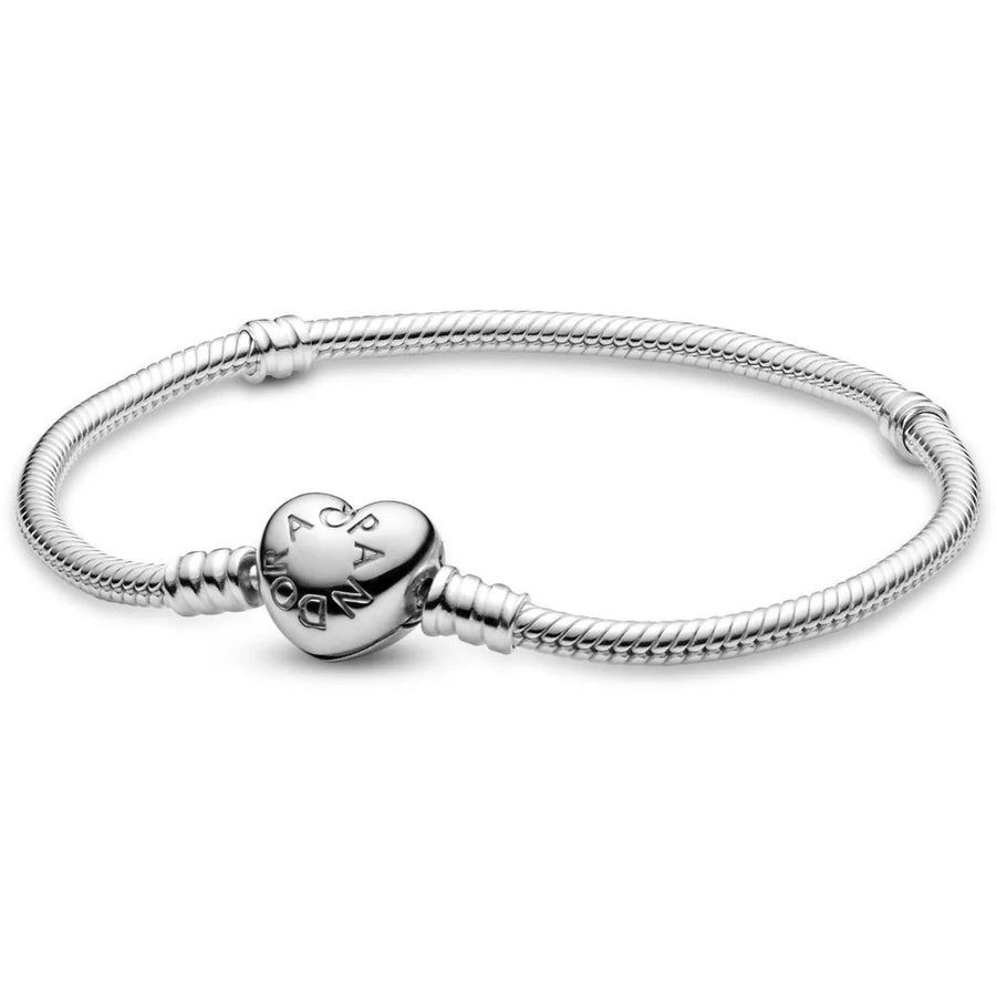 Zilveren Pandora armband 590719 met moments snake chain charm