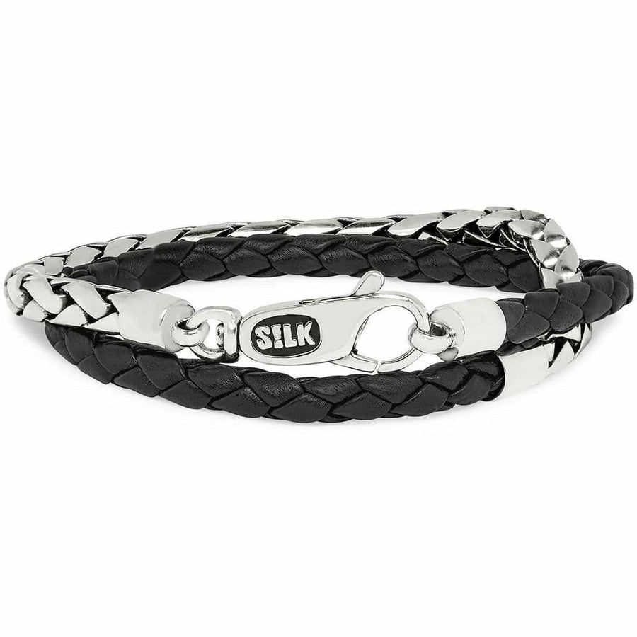 Silk armband 265BLK-19 - Armbanden