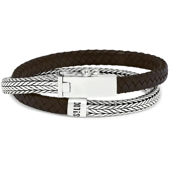 Silk armband 344BRN-21