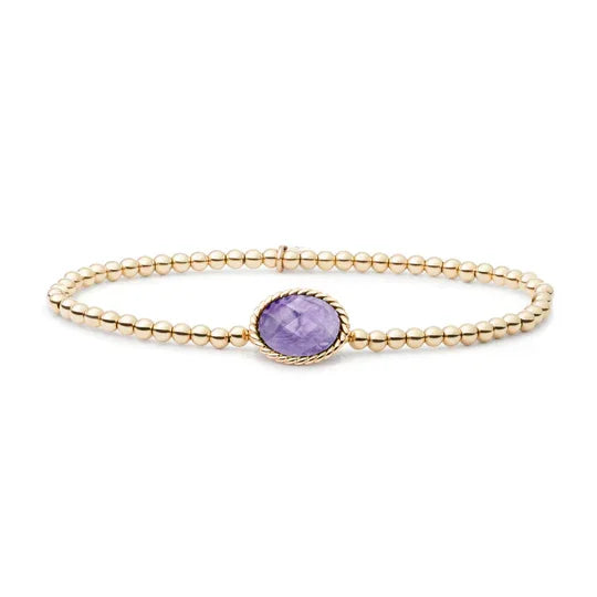 Sparkling Jewels armband SB-G-3MM-TG05