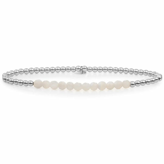 Sparkling Jewels armband SB-PEARL-3MM-LINE