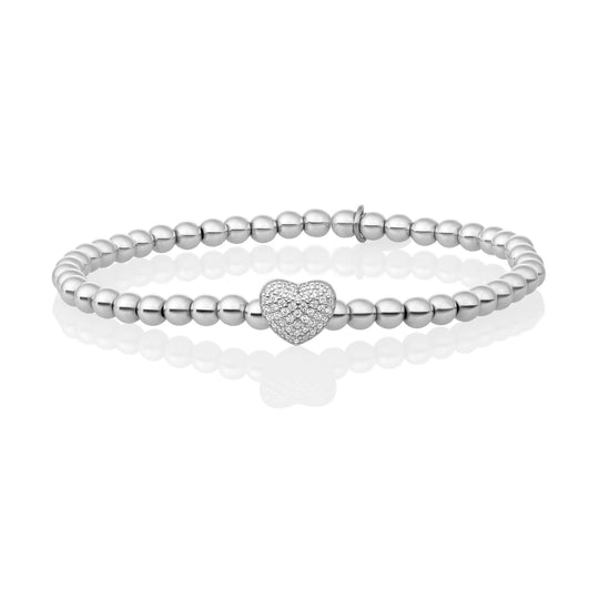 Sparkling Jewels armband SB-S-4MM-HEART