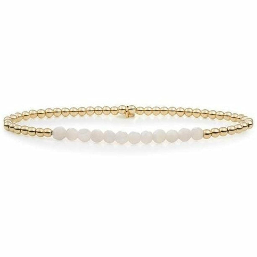 Sparkling Jewels armband SBG-PEARL-3MM-LINE - Armbanden