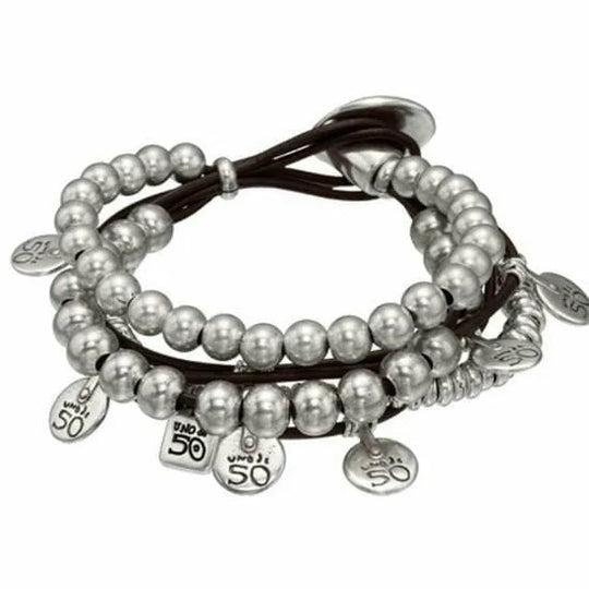 Uno de 50 armband PUL0524MTL